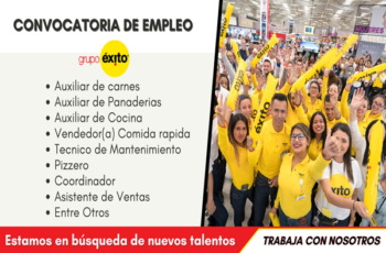 Bolsa de Empleo Grupo Éxito Colombia 2026