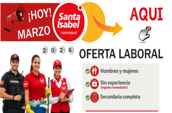 Trabajos Disponibles en Santa Isabel Chile este 2026