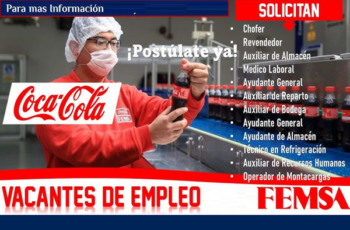 Coca-Cola México inicia convocatoria para diversos perfiles