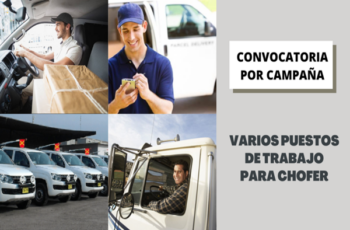 Oportunidades laborales 2026 para choferes con y sin experiencia