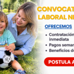 Convocatoria de Empleo para Niñeras